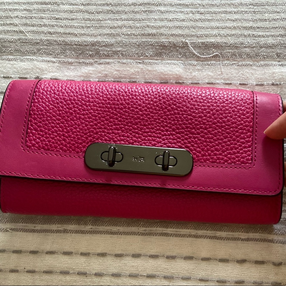 Leather Coach wallet